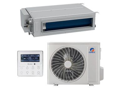 Канальный полупромышленный кондиционер Gree GUD125PHS1/B-S/GUD125W1/N